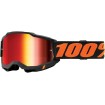Μάσκα motocross 100% ACCURI2 CHICAGO-MIRROR RED thumb