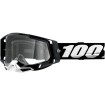 Μάσκα μηχανής motocross 100% RACECRAFT2 BLACK-CLEAR thumb
