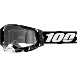 Μάσκα μηχανής motocross 100% RACECRAFT2 BLACK-CLEAR