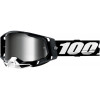 Μάσκα μηχανής motocross 100% RACECRAFT2 BLACK-MIRROR SILVER