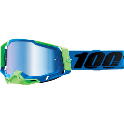 Μάσκα μηχανής motocross 100% RACECRAFT2 FREMONT-MIRROR BLUE