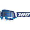 Μάσκα μηχανής motocross 100% RACECRAFT2 BLUE-CLEAR