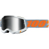 Μάσκα motocross 100% ACCURI2 SPEEDCO-MIRROR SILVER