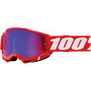 Μάσκα motocross 100% ACCURI2 RED-MIRROR RED/BLUE
