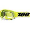 Μάσκα μηχανής motocross 100% RACECRAFT2 YELLOW-CLEAR thumb