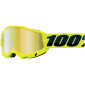 Μάσκα μηχανής motocross 100% ACCURI2 FLUO YELLOW-MIRROR GOLD thumb