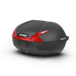 Κεντρική βαλίτσα μηχανής SHAD SH47 RED Κεντρική βαλίτσα μηχανής SHAD SH47 RED