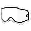 Διπλή ζελατίνα για μάσκα motocross 100% ARMEGA-CLEAR thumb