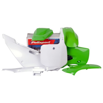 Κιτ πλαστικών MX POLISPORT για Kawasaki KLX110-2002-09 OEM Color