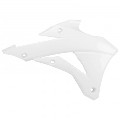 Πλαστικά καλύμματα ψυγείου POLISPORT Kawasaki KX85/100 - 2014-21 ΑΣΠΡΟ