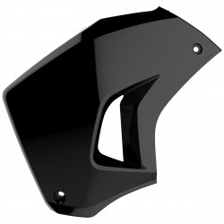 Πλαστικά καλύμματα ψυγείου POLISPORT Kawasaki KLR 650 ΑΡΙΣΤΕΡΟ - 2008-21 ΜΑΥΡΟ