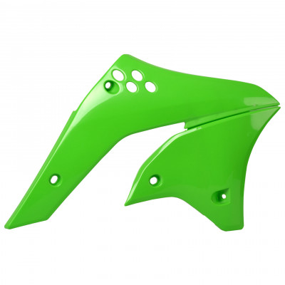 Πλαστικά καλύμματα ψυγείου POLISPORT Kawasaki KX250F - 2006-08 ΠΡΑΣΙΝΟ OEM Color