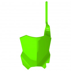 Number Plate μάσκα εμπρός POLISPORT Kawasak KX250F - 2017-21 / KX450F - 2016-21 Lime Green