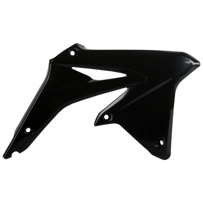 Πλαστικά καλύμματα ψυγείου POLISPORT Suzuki RMZ250 - 2010-18 ΜΑΥΡΟ