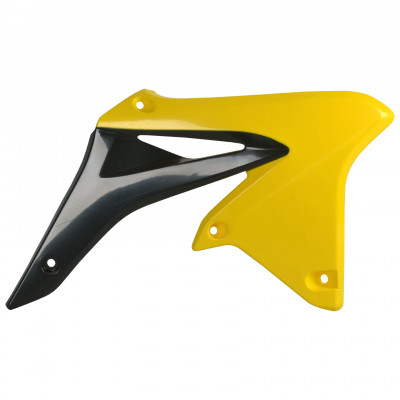 Πλαστικά καλύμματα ψυγείου POLISPORT Suzuki RMZ250 - 2010-18 ΜΑΥΡΟ/ΚΙΤΡΙΝΟ OEM Color