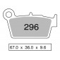 Τατάκια μηχανής TROFEO 296 SINTER thumb