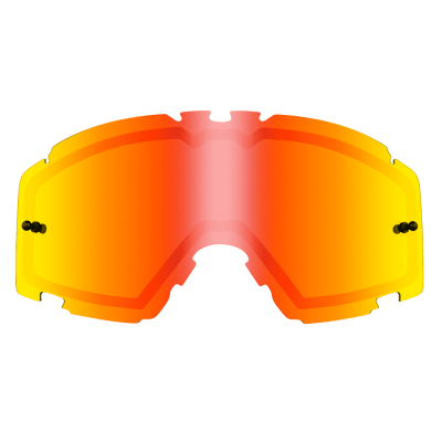 Διπλή ζελατίνα για μάσκα motocross O'NEAL B-30 DUPLEX RADIUM RED