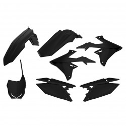 Κιτ πλαστικών MX POLISPORT για Suzuki RMZ250 -2019-21 ΜΑΥΡΟ