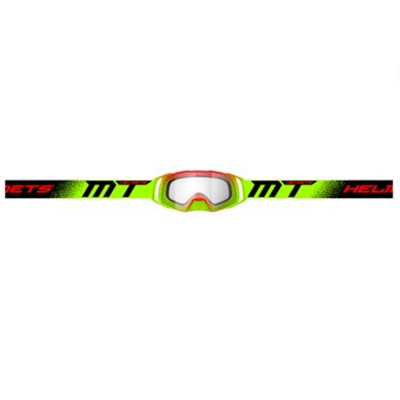 Μάσκα μηχανής motocross MT EVO LIFE FLUOR YELLOW