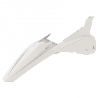 Πίσω φτερό μοτοσυκλέτας με πλαϊνό τμήμα PoliSport BETA RR250/300 2ST 350/400/450 4ST - 2020-21 White