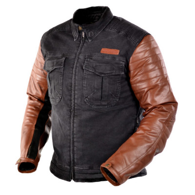 Μπουφάν μηχανής Trilobite 964 Acid Scrambler DENIM BROWN