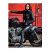 Γυναικείο κολάν μηχανής TRILOBITE 2061 LEGGINGS BLACK/BLACK thumb