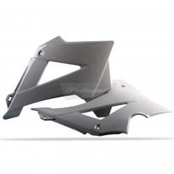 Κάλυμμα ψυγείου μηχανής POLISPORT Husqvarna TC125 / FC250 / 350 / 450 - 2019-21 Nardo Grey