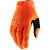 Γάντια μηχανής motocross 100% RIDEFIT-FLOU ORANGE/BLACK
