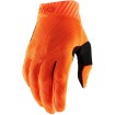 Γάντια μηχανής motocross 100% RIDEFIT-FLOU ORANGE/BLACK thumb