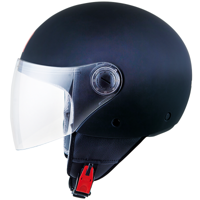 Κράνος μηχανής MT STREET GLOSS BLACK JET-OPEN FACE