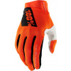 Γάντια μηχανής motocross 100% RIDEFIT-ORANGE