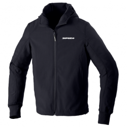 Μπουφάν μηχανής SPIDI HOODIE ARMOR EVO BLACK