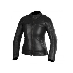 Γυναικείο δερμάτινο μπουφάν μηχανής SECA BONNEVILLE BLACK