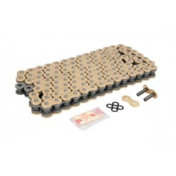 Αλυσίδα κίνησης μοτοσυκλέτας DID 525VX3 GOLD&BLACK 114 συνδέσμων DID525VX3G&B114