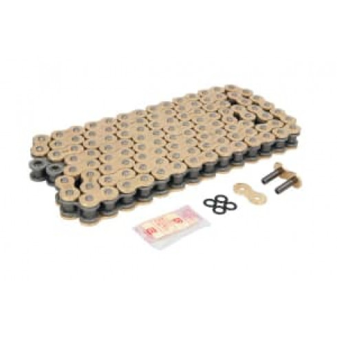 Αλυσίδα κίνησης μοτοσυκλέτας DID 525VX3 GOLD&BLACK 114 συνδέσμων DID525VX3G&B114 Αλυσίδα κίνησης μοτοσυκλέτας DID 525VX3 GOLD&BLACK 114 συνδέσμων DID525VX3G&B114