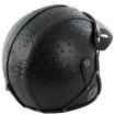 Κοφτό κράνος μηχανής RETRO LEATHER BLACK thumb