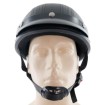 Κοφτό κράνος μηχανής RETRO LEATHER BLACK thumb