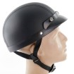 Κοφτό κράνος μηχανής RETRO LEATHER BLACK thumb