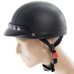 Κοφτό κράνος μηχανής RETRO LEATHER BLACK thumb