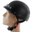 Κοφτό κράνος μηχανής RETRO LEATHER BLACK thumb