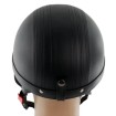 Κοφτό κράνος μηχανής RETRO LEATHER BLACK thumb