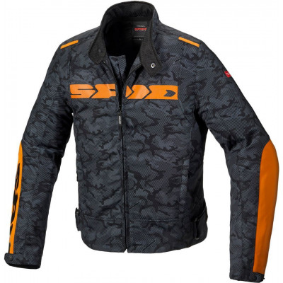 Μπουφάν μηχανής SPIDI SOLAR H2OUT BLACK CAMOUFLAGE
