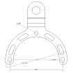 Βάση κινητού μοτοσυκλέτας RAM-MOUNTS X-Grip B-410-A-UN10BU για το ρεζερβοάρ thumb
