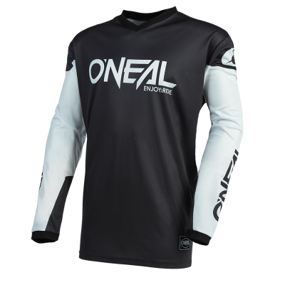 Μπλούζα motocross O'NEAL ELEMENT THREAT BLACK/WHITE