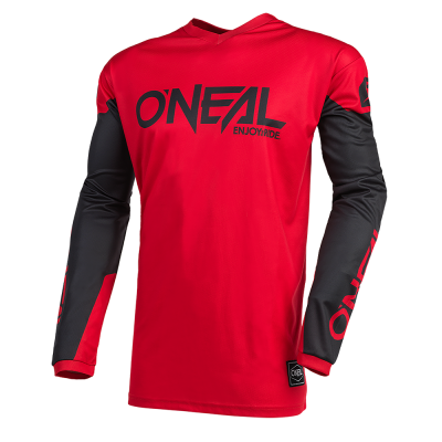 Μπλούζα motocross O'NEAL ELEMENT THREAT RED/BLACK