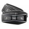 Ενδοεπικοινωνία διπλή για κράνος μηχανής INTERPHONE Bluetooth UCOM16 Mesh