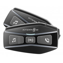 Ενδοεπικοινωνία διπλή για κράνος μηχανής INTERPHONE Bluetooth UCOM16 Mesh