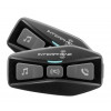 Ενδοεπικοινωνία διπλή για κράνος μηχανής INTERPHONE Bluetooth UCOM2