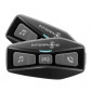 Ενδοεπικοινωνία διπλή για κράνος μηχανής INTERPHONE Bluetooth UCOM2 thumb