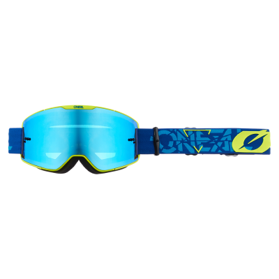 Μάσκα μηχανής motocross B-20 STRAIN V.22-RADIUM BLUE
